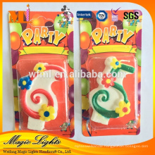 Factory Price New designed Birthday Cake Candle Number Candle With High Quality Certificates